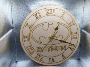Batman Wood Clock